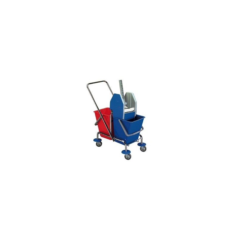 CARRELLO PULIZIE DOPPIO SECCHIO E STRIZZATOIO Lt 25