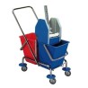 CARRELLO PULIZIE DOPPIO SECCHIO E STRIZZATOIO Lt 25