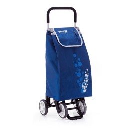 CARRELLO SPESA TWIN 4 RUOTE GIMI - BLU
