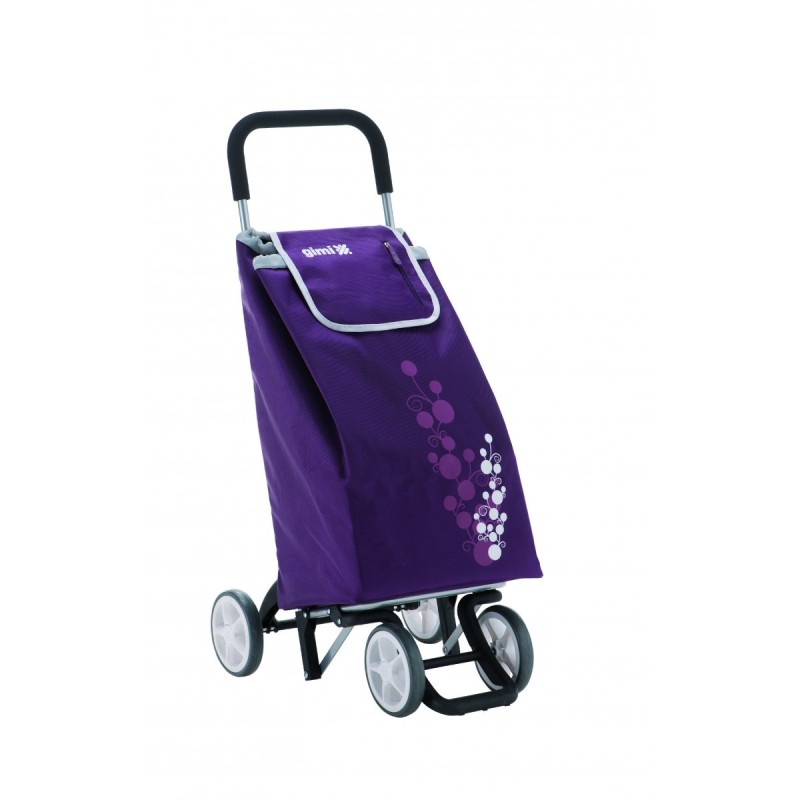 CARRELLO SPESA TWIN 4 RUOTE GIMI - FUCSIA
