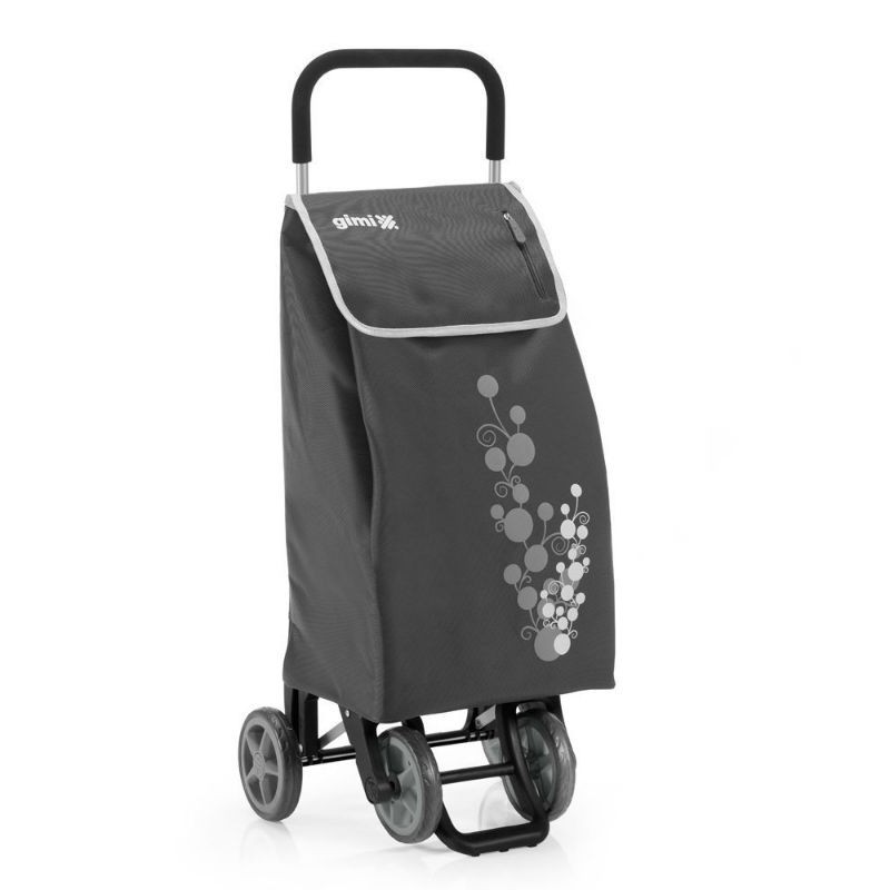 CARRELLO SPESA TWIN 4 RUOTE GIMI - GRIGIO