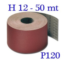 CARTA ABRASIVA H 12 GRANA 120 Mt 50
