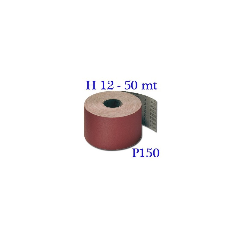 CARTA ABRASIVA H 12 GRANA 150 Mt 50