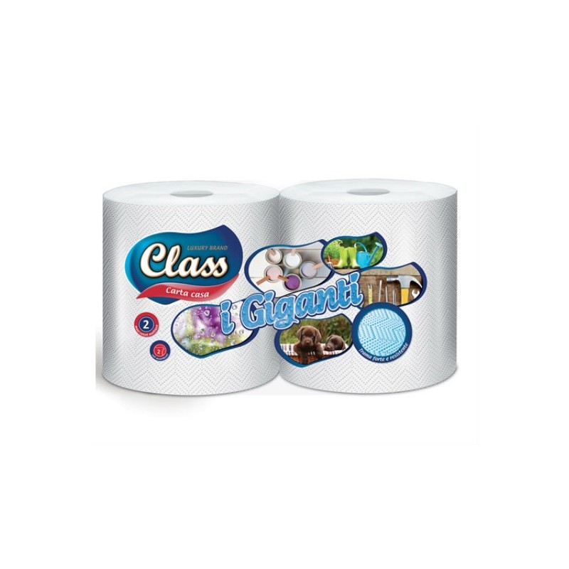 CARTA CASA CLASS ASCIUGATUTTO I GIGANTI 2 ROTOLI