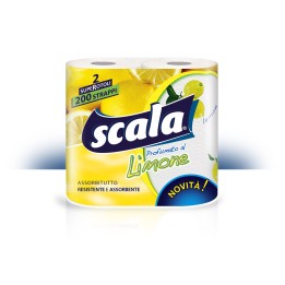 CARTA CASA SCALA 2 ROTOLI LIMONE