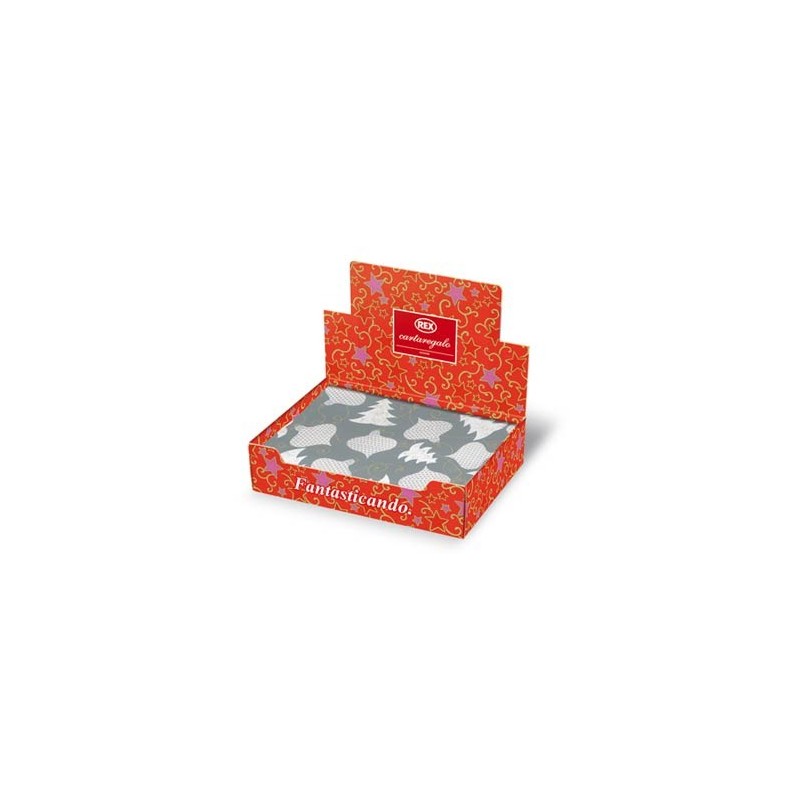 CARTA DA REGALO NATALIZIA CM 50x100 Pz 100