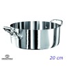 Casseruola bassa da 20 cm Aluinox 1907 Pentole agnelli