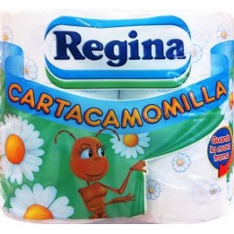 CARTA IGIENICA REGINA 4 ROTOLI CAMOMILLA