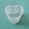 Fuscella per ricotta a forma di cuore 50 g
