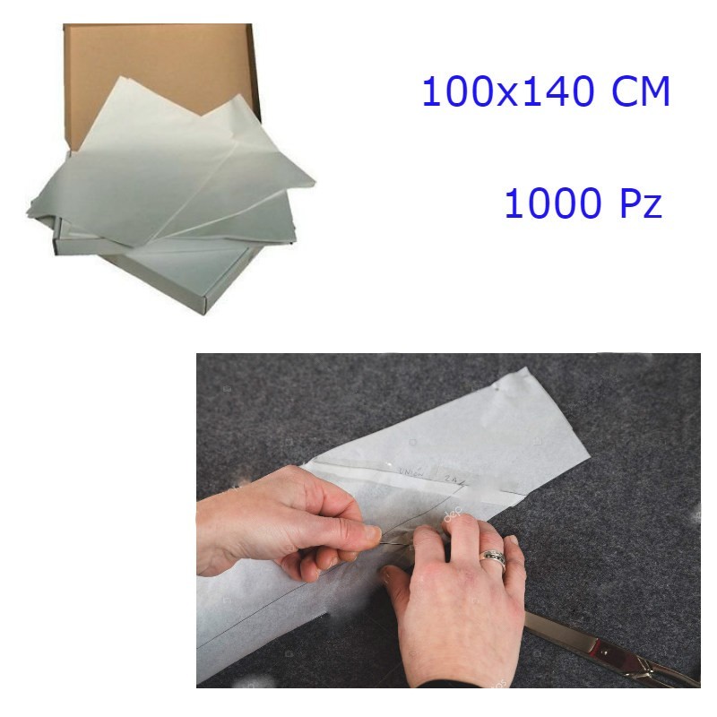 CARTAMODELLO IMBALLAGGIO KRAFT CM 100x140 Pz 100 BIANCO