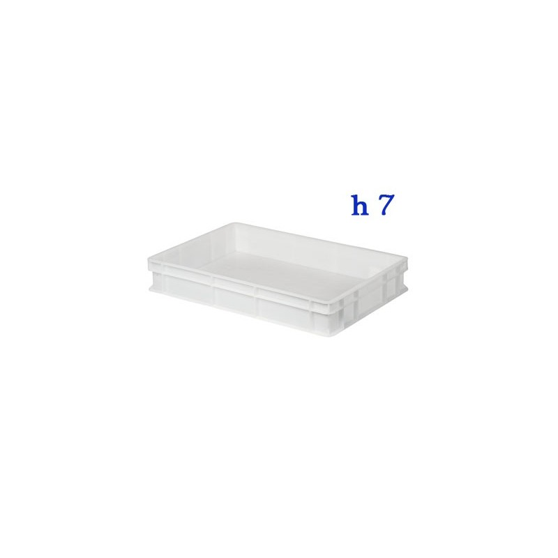 Cassa Chiusa 60x40x7 cm - Contenitore Alimentare Impilabile