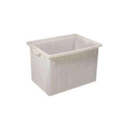 CASSA CHIUSA RETT. SOVRAPPONIBILE CM 84x60x50 Lt 180 BIANCA