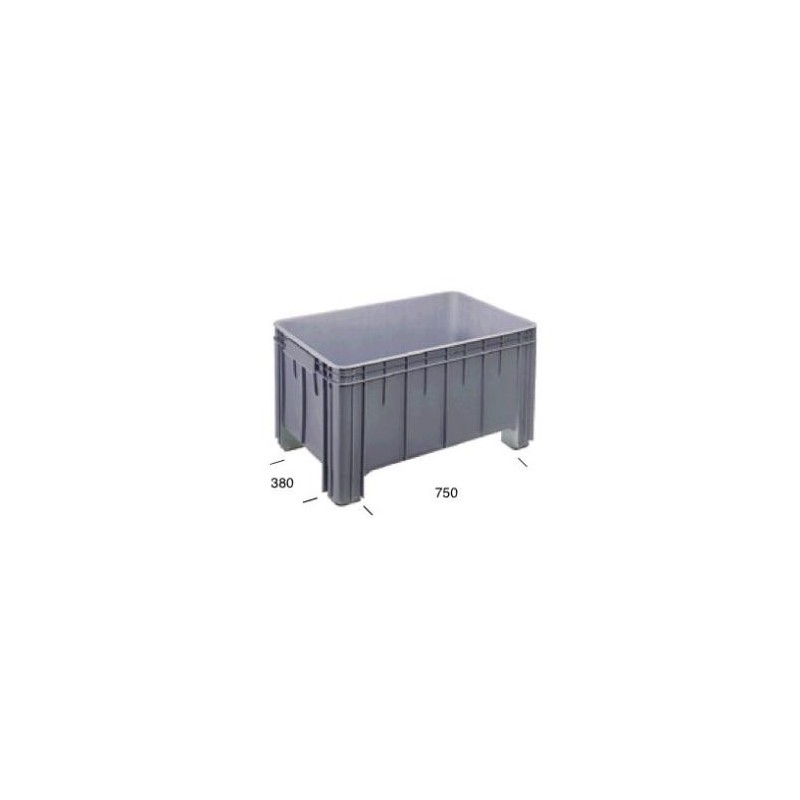 CASSA CHIUSA RETT. SOVRAPPONIBILE CM 98x62x53 Lt 200 BIANCA
