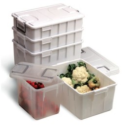 CASSA FOOD BOX C/COPERCHIO TRASPARENTE Lt 20