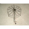 FORNELLONE A GAS INOX TONDO Ø 40 KW 8 CON SICURA E PIEZO