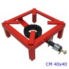 FORNELLONE A GAS QUADRATO CM 40x40 BRUCIA PIU' PALUMBO