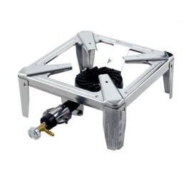Fornellone bruciatore Drago in acciaio inox 40x40 cm - Omac