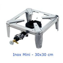Fornello in acciaio inox mini Drago Omac