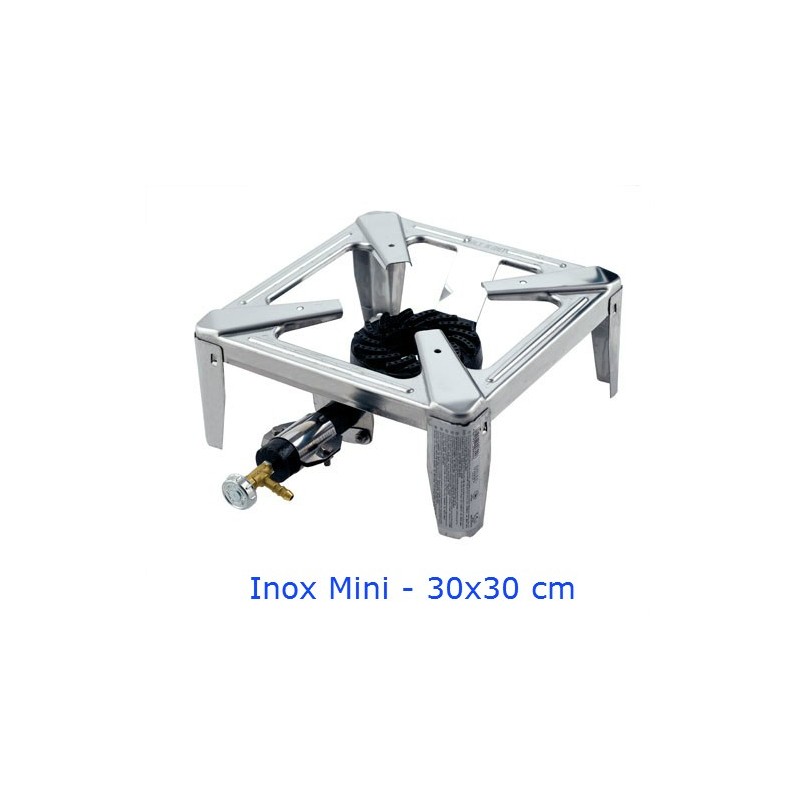Fornello in acciaio inox mini Drago Omac