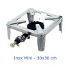 Fornello in acciaio inox mini Drago Omac
