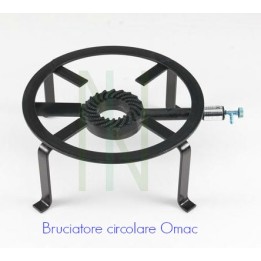 FORNELLONE TONDO PESANTE CM 50 BRUCIATORE OMAC
