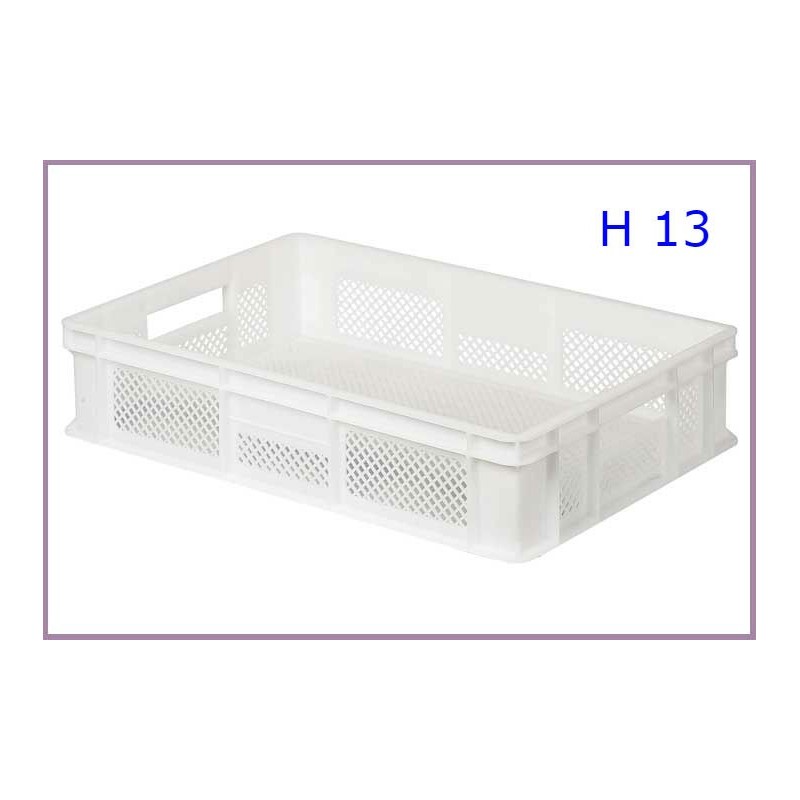 CASSA FORATA SOVRAPPONIBILE CM 60x40x13 - Lt 24