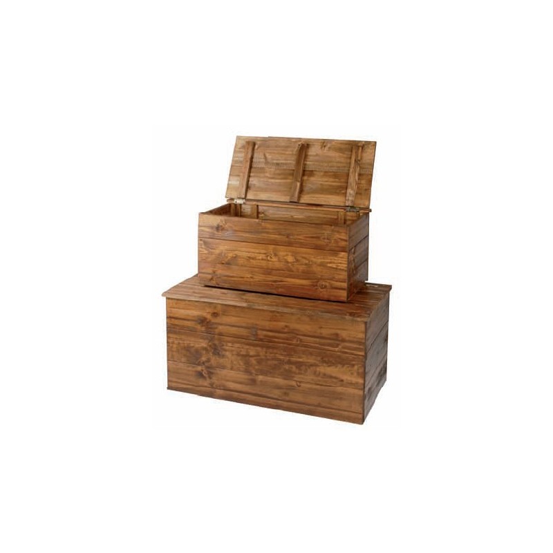 CASSAPANCA COPPIA CM 80x40x40 & 100x58x58 NOCE