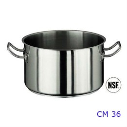 CASSERUOLA ALTA INOX 2/M CM 36 SERIE 2000