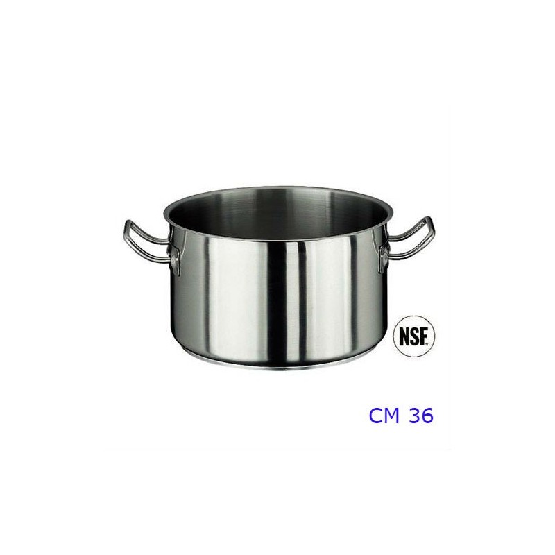 CASSERUOLA ALTA INOX 2/M CM 36 SERIE 2000