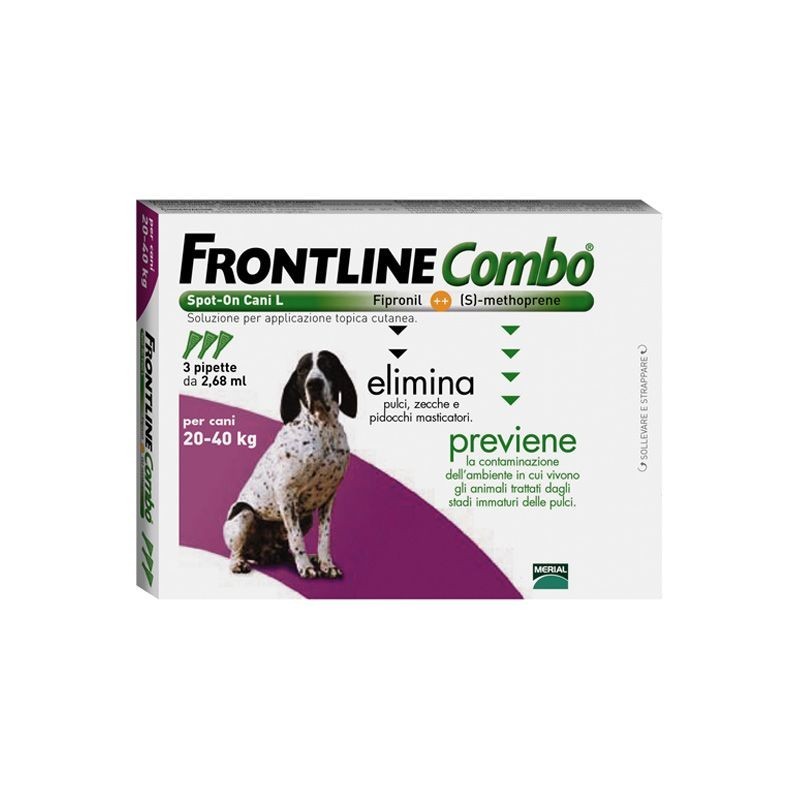 FRONTLINE COMBO SPOT-ON CANI GRANDI 20-40 KG 3 PIPETTE