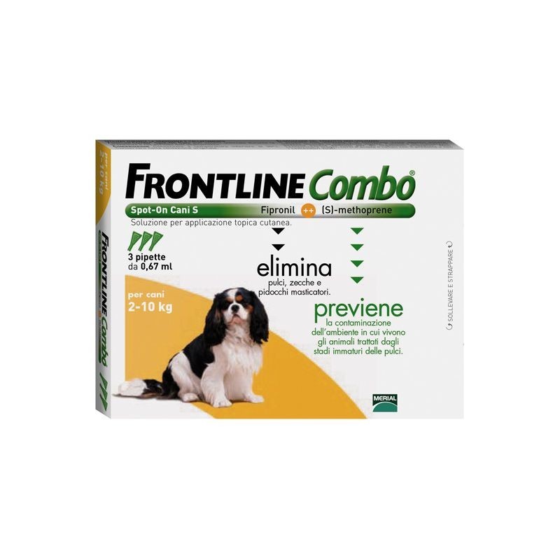 FRONTLINE COMBO SPOT-ON CANI PICCOLI 2-10 KG 3 PIPETTE
