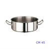 CASSERUOLA BASSA INOX 2/M CM 45 SERIE 2000