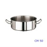 CASSERUOLA BASSA INOX 2/M CM 50 SERIE 2000
