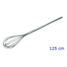 Frusta inox professionale gigante da 125 cm