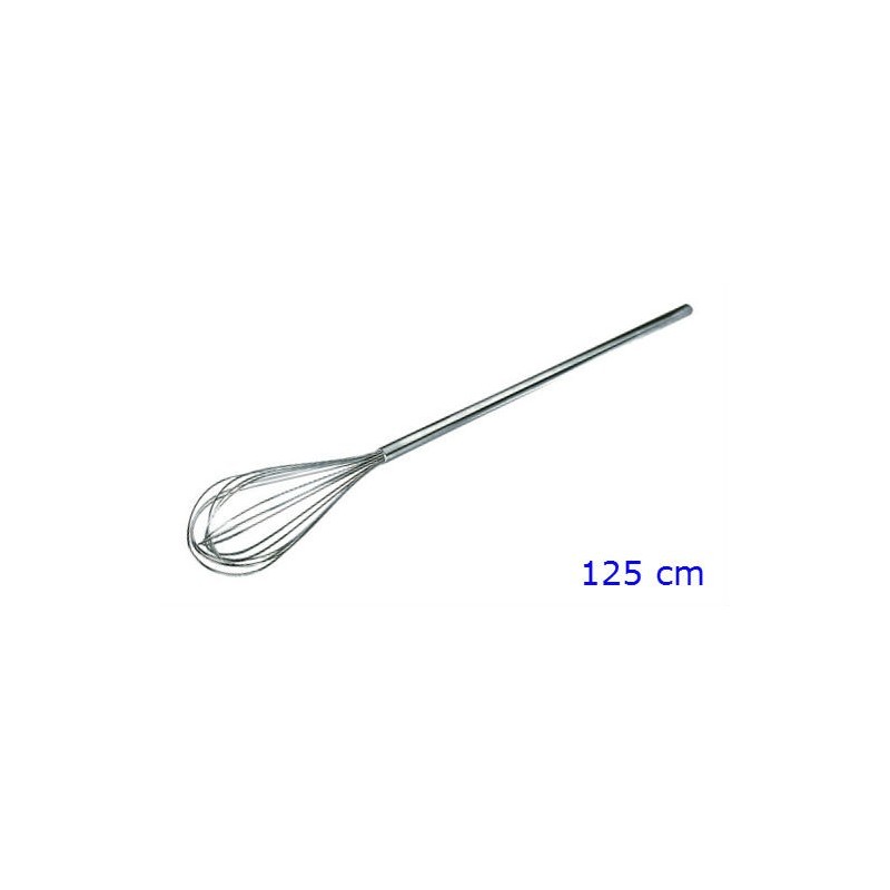 Frusta inox professionale gigante da 125 cm