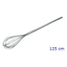 Frusta inox professionale gigante da 125 cm
