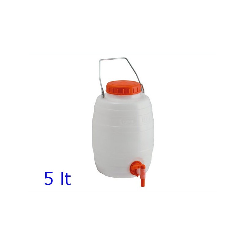 Fustino a Botticella 5 Lt con Rubinetto - Fustini | RagStore