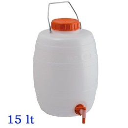 Fustino a Botticella 15 Lt con Rubinetto - Fustini | RagStore