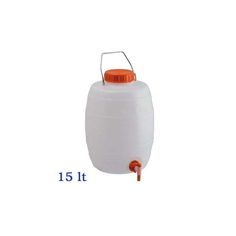 Fustino a Botticella 15 Lt con Rubinetto - Fustini | RagStore