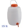 Fustino a Botticella 15 Lt con Rubinetto - Fustini | RagStore