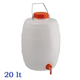 Serbatoio fustino barilotto Botticella con rubinetto 20 lt - RagStore