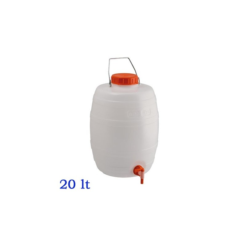 Serbatoio fustino barilotto Botticella con rubinetto 20 lt - RagStore