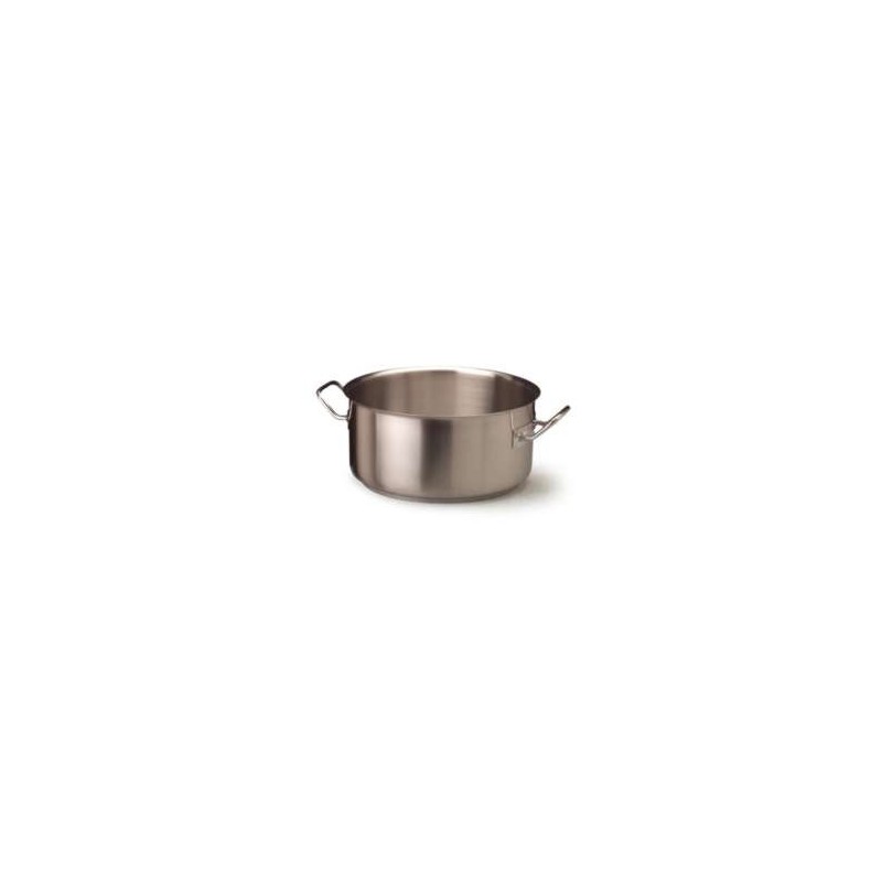 Casseruola Bassa Acciaio Inox 18/10 Ø 45 cm Professionale | Ragstore
