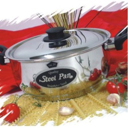 CASSERUOLA INOX C/C STEELPAN CM 30