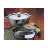 CASSERUOLA INOX FRABOSK C/C CM 30