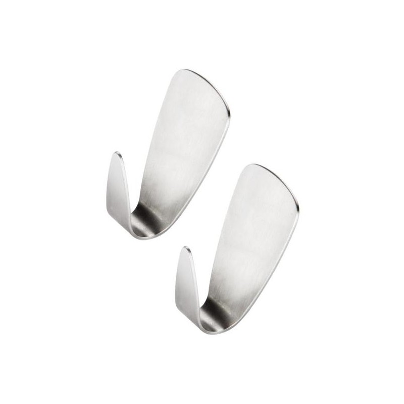 GANCI ADESIVI INOX PRESTO Pz 2