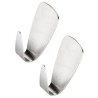 GANCI ADESIVI INOX PRESTO Pz 2