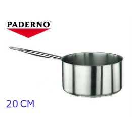 CASSERUOLA INOX MEZZA ALTA 1 MANICO CM 20 SERIE 1000
