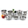 CASSERUOLA INOX ZANETTI SCOOP S/F CM 24