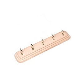 GANCIO ADESIVO LEGNO COLORATO 5 POSTI
